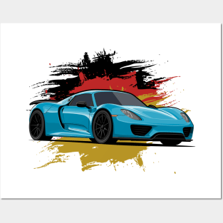 German Hypercar Posters and Art